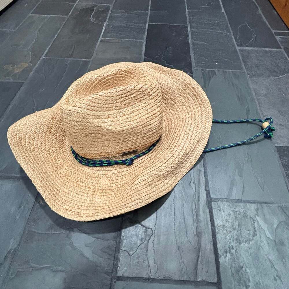 Carve Designs Floppy Raffia Hat - One Size - Picture 2 of 7